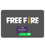 Garena Free Fire 100 Diamantes + 20 Bônus